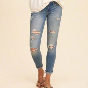 Hollister ripped jeans